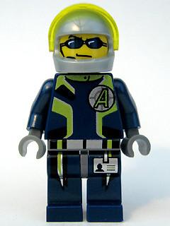 LEGO Minifigure-Agent Chase - Helmet-Agents-AGT018-Creative Brick Builders